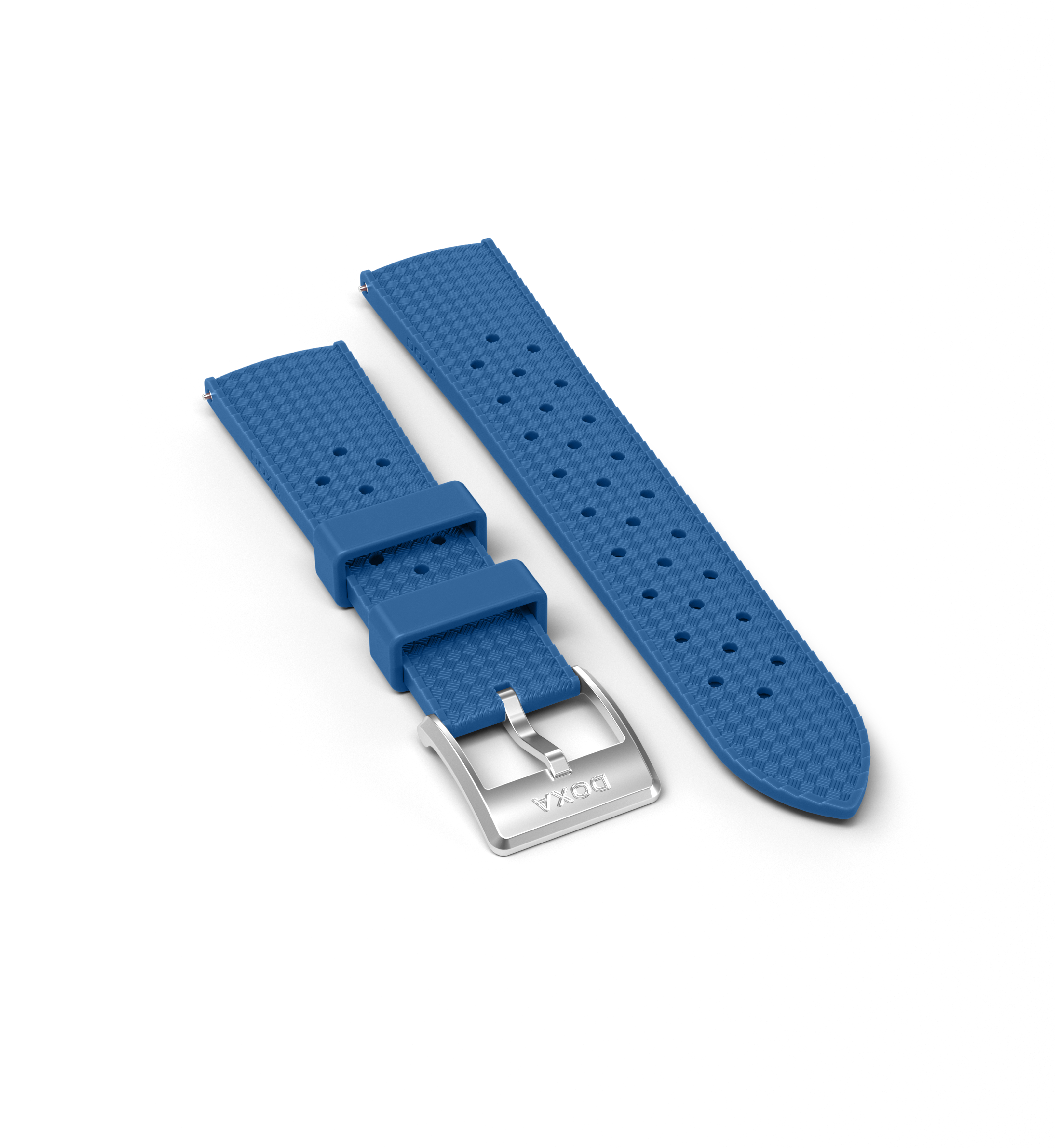 Bracelet Dive Flex en caoutchouc avec boucle ardillon, bleu marine