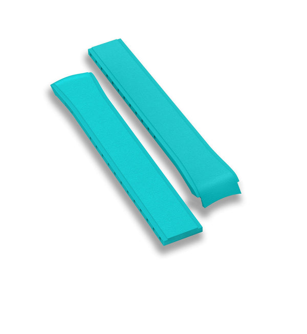 Rubber strap, Turquoise